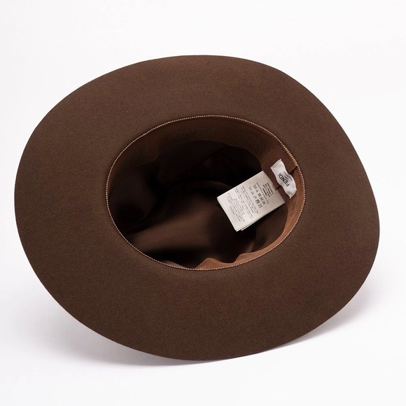 FENDI FF logo wool felt fedora hat - Picture 5 of 5